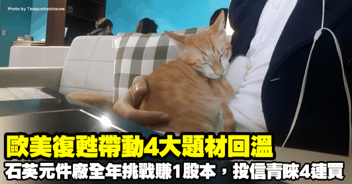 歐美復甦帶動4大題材回溫！「石英元件廠」全年挑戰賺1股本，投信青睞4連買！