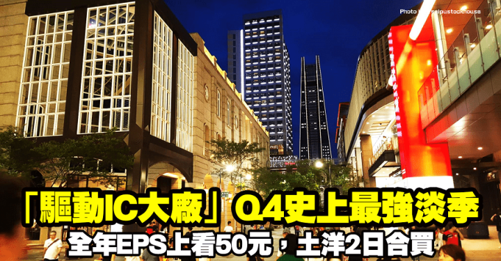 「驅動IC大廠」Q4史上最強淡季，全年EPS上看50元，土洋2日合買