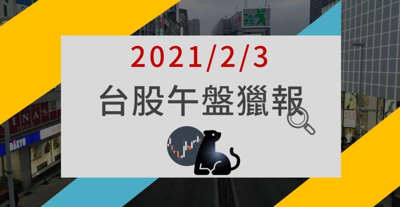 2/3午盤獵報：光電類股百花齊放，除了偏光板，2 檔太陽能、光學攜手攻上漲停 