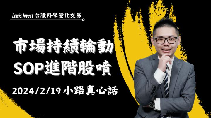 【02/19小路盤後速覽】資金持續擴散出來！非AI族群真的有機會輪動🔥SOP個股特殊戰法大漲（內含同學對帳單）