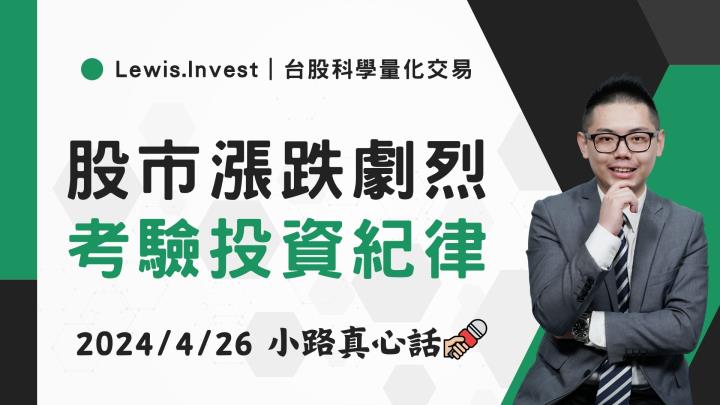 【04/26小路盤後速覽】市場洗刷震盪劇烈↑↓漲跌無序醞釀更大洗籌碼的盤局🔥