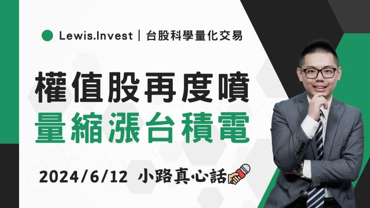 【06/12小路盤後速覽】台積權值股Party，量縮歷史新高🚀