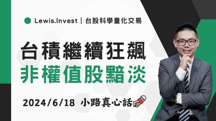 【06/18小路盤後速覽】台積繼續飆，市場結構卻沒轉強💥
