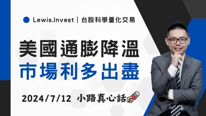 【07/12小路盤後速覽】CPI利多出盡，台美股重挫暴跌📉