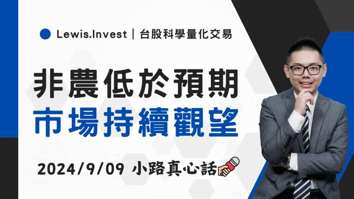 【09/09小路盤後速覽】非農利空反應，市場量能依舊萎縮