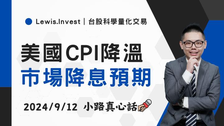 【09/12小路盤後速覽】美國CPI降溫積極，股市反應降息想像空間