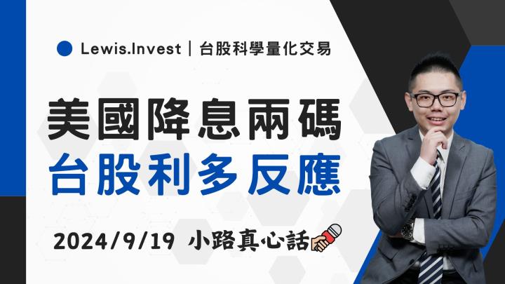 【09/19小路盤後速覽】美FOMC利率決議整理!台股利多反應