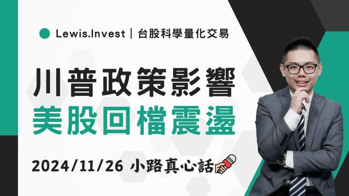 【11/26小路盤後速覽】川普發言帶動回檔修正，長期均線支撐