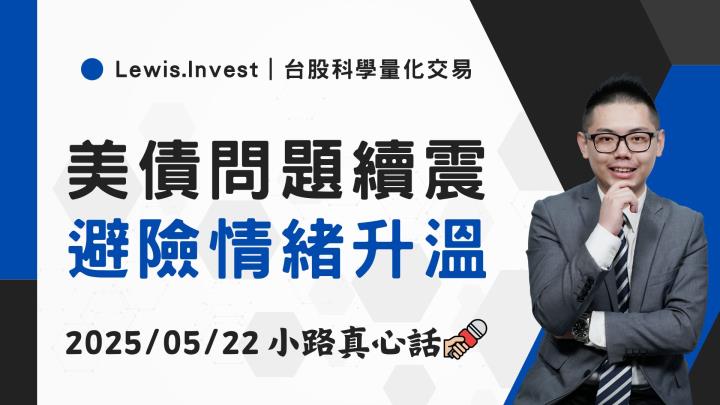 【05/22小路盤後速覽】指數高檔震盪，美債疑慮再增溫