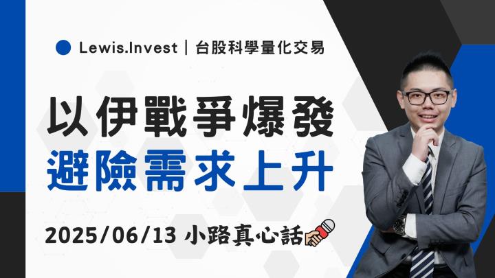 【06/13小路盤後速覽】以色列戰爭升溫，市場避險需求↑