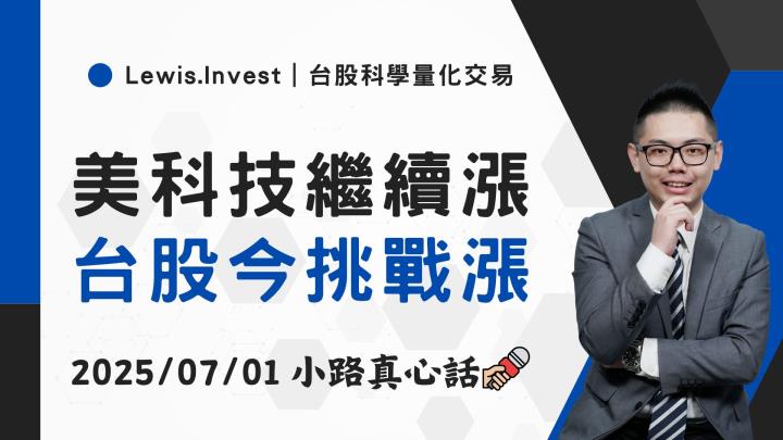 【07/02小路盤後速覽】大而美法案通過，台股持續震盪
