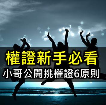 挑選權證謹記六法則  獲利就能三級跳