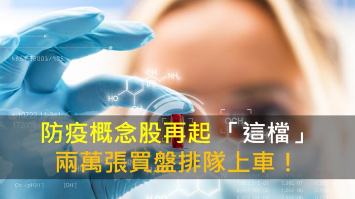 【籌碼K晨報】防疫概念股再起 「這檔」買盤高掛兩萬張排隊上車！