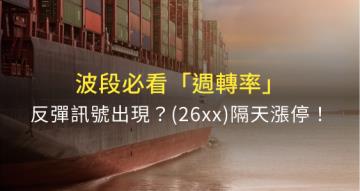 Money錢管家 大盤回神了 短期進場先看 週轉率 這3 檔出現2 個反彈訊號 隔天就直攻漲停