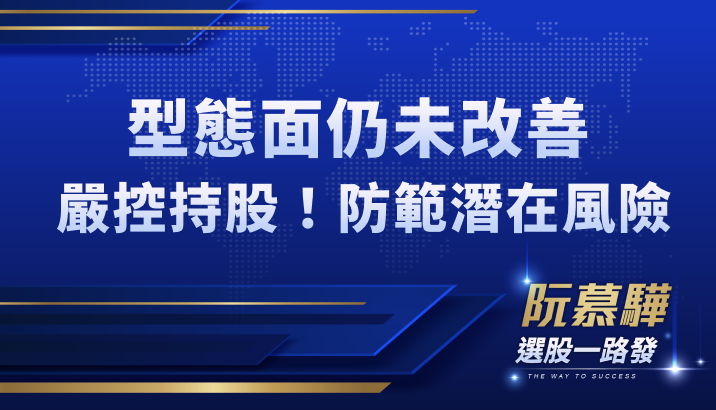 【宏觀情勢】型態面仍未改善！嚴控持股防範風險