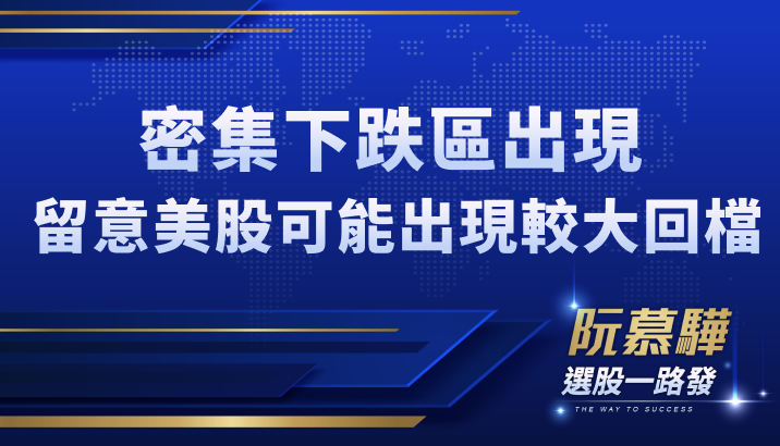 【美股宏觀】密集下跌區出現!留心美股可能出現較大回檔?