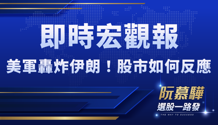 【即時宏觀報】美軍轟炸伊朗核設施!股市會如何反應?