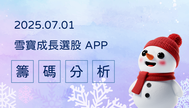 2025.07.01【雪寶成長選股 APP】籌碼分析專欄