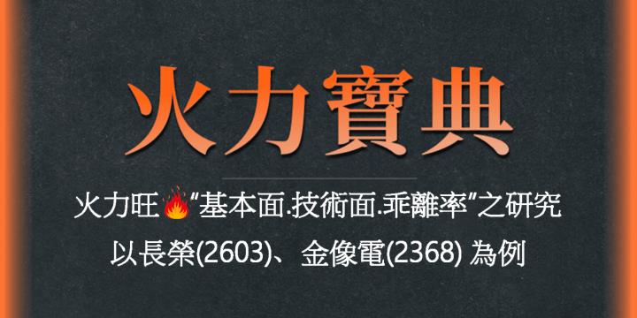 火力旺🔥基本面、技術面與乖離率之研究，以長榮(2603)、金像電(2368)為例