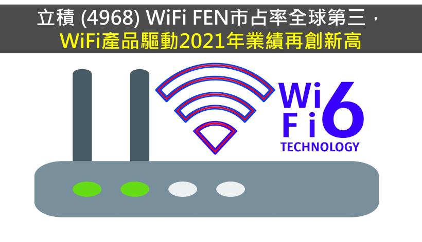 【研究報告】立積 (4968) WiFi產品驅動2021年業績再創新高