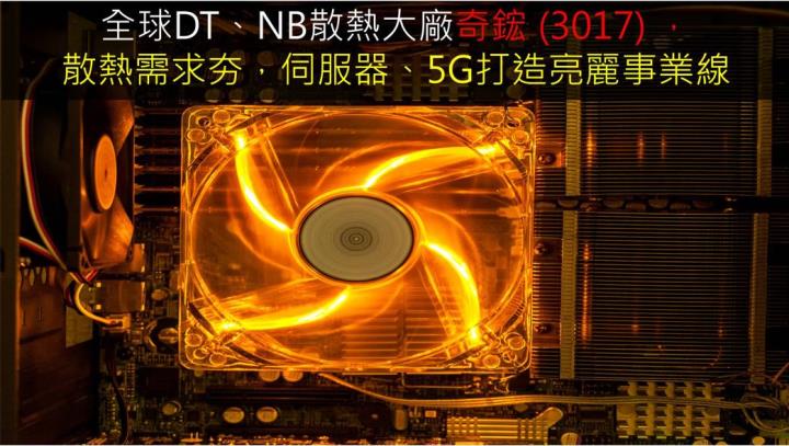 【研究報告】奇鋐 (3017) 散熱需求夯，伺服器、5G打造亮麗事業線