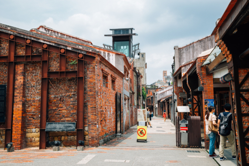 古色古香的台北街道