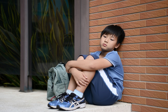 憂鬱男童