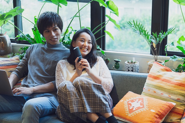 甜蜜的情侶