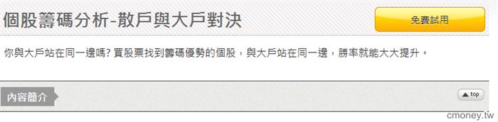 個股籌碼分析-散戶與大戶對決