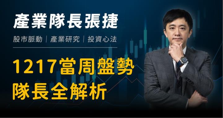 【產業戰隊VIP】1217當周盤勢，隊長假日不休息解盤