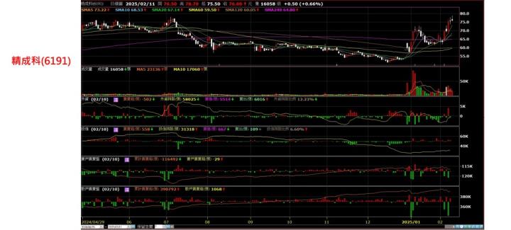 【產業戰隊】十二檔個股籌碼分析