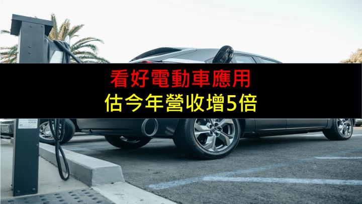 看好電動車應用！估今年營收增5倍