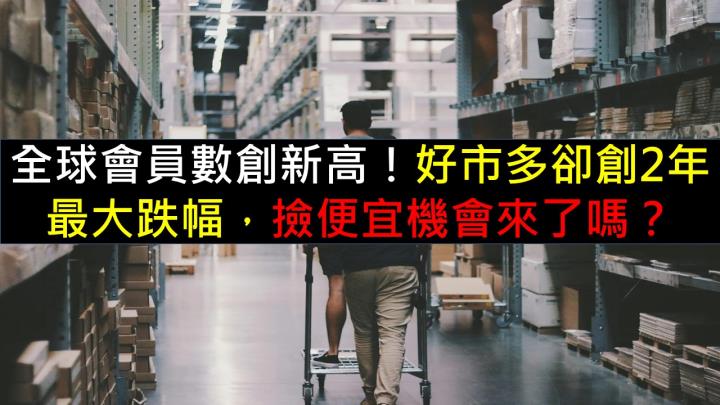 全球會員數創新高！好市多卻創2年最大跌幅，撿便宜機會來了嗎？