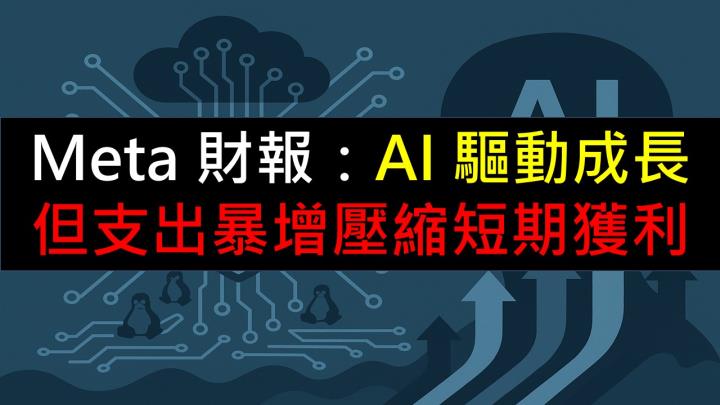 Meta 財報後股價大跌:AI 驅動成長,但支出暴增壓縮短期獲利