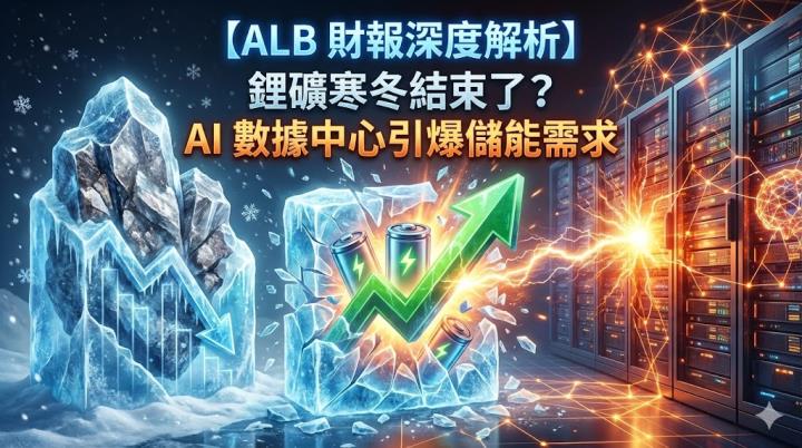 【ALB 財報】鋰礦寒冬結束了？AI 數據中心引爆儲能需求！
