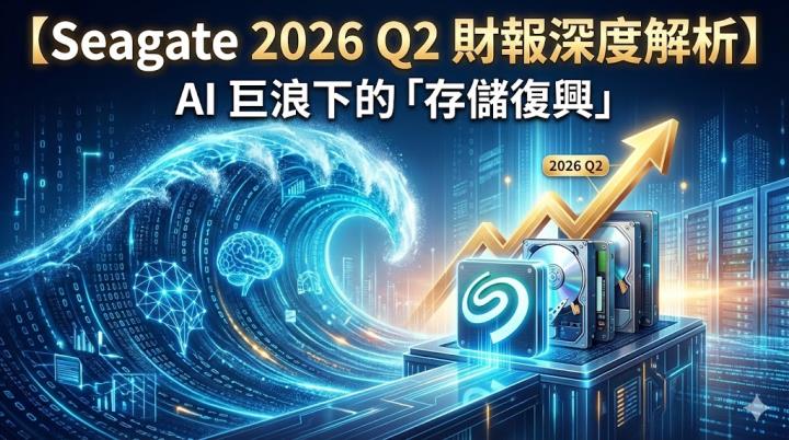 Seagate 2026 Q2 財報深度解析AI 巨浪下的「存儲復興」