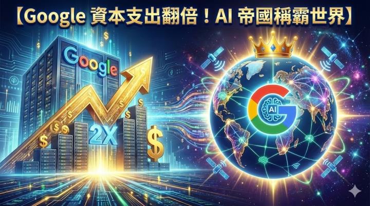 Google資本支出翻倍！AI 帝國稱霸世界