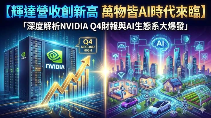 輝達營收創新高!萬物皆AI時代來臨