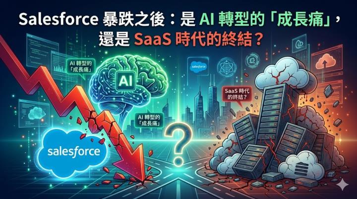Salesforce 暴跌之後: AI 轉型的「成長痛」,還是 SaaS 時代的終結?