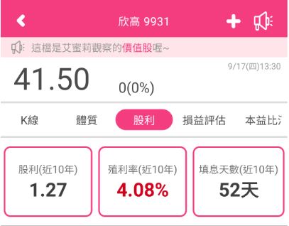 獲利穩定的天然氣類股 : 欣高 (9931)  