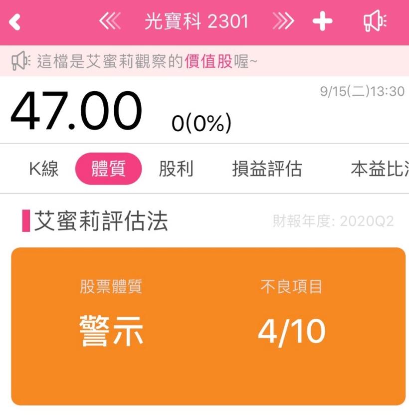老字號光寶科(2301)面對疫情EPS仍居高不下，是否值得入手？
