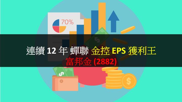 連續12年蟬聯金控EPS獲利王 -- 富邦金(2882) 