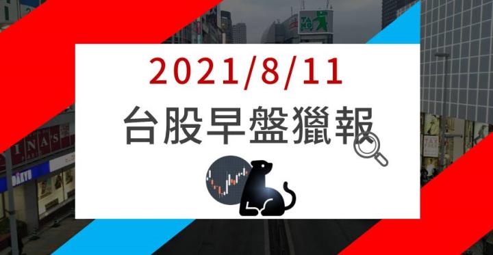 08/11早盤獵報：僅剩這類股苦力撐盤！