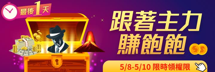 【籌碼K線】限時3天權限免費領，當沖標的挑選與實戰應用