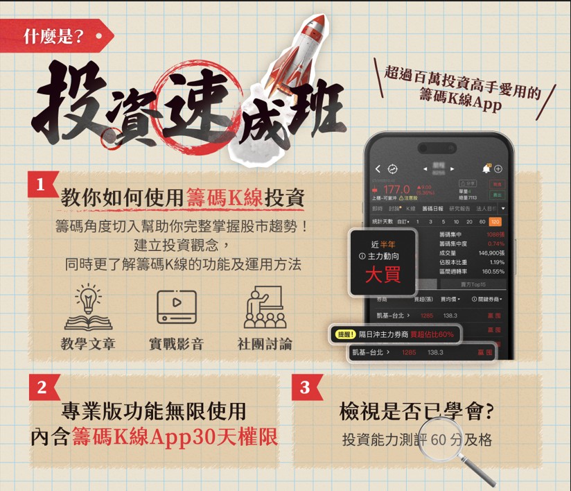 【投資速成班】選股設定