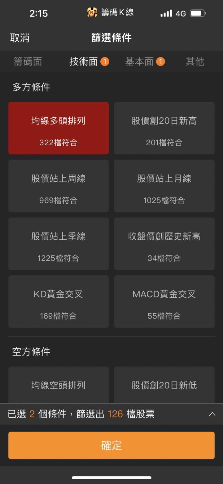 【14天衝刺學習營】- 選股設定