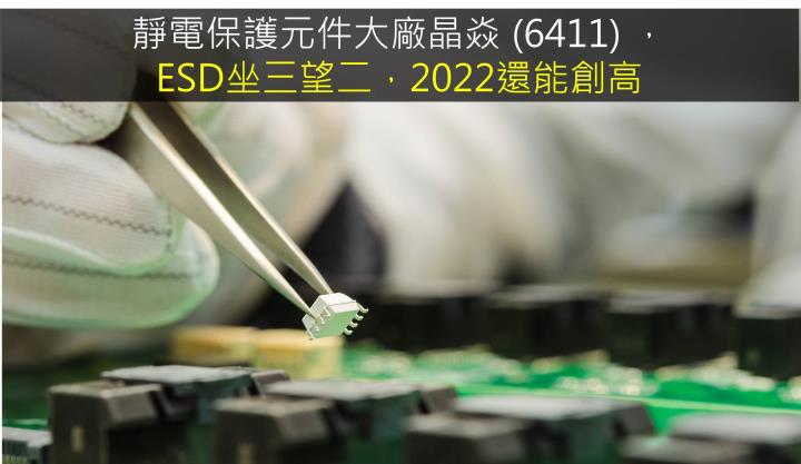 【研究報告】晶焱 (6411) ESD坐三望二，2022還能創高