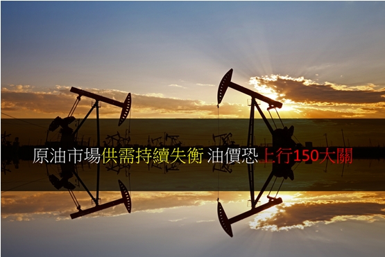 【原油速報】原油市場供需持續失衡 油價恐上行150大關