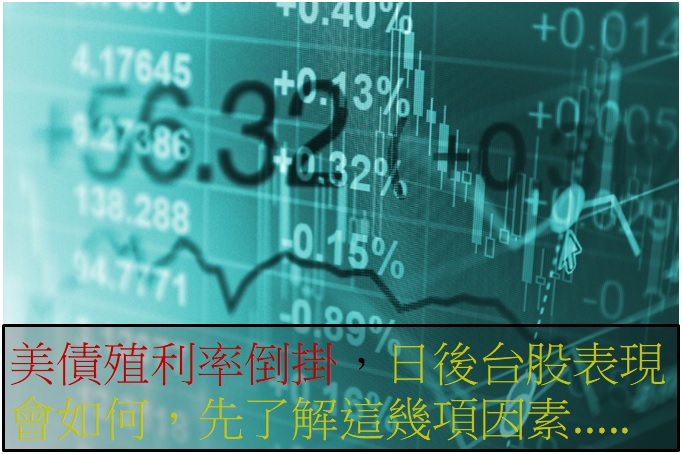美債殖利率倒掛，日後台股表現會如何，先了解這幾項因素.....