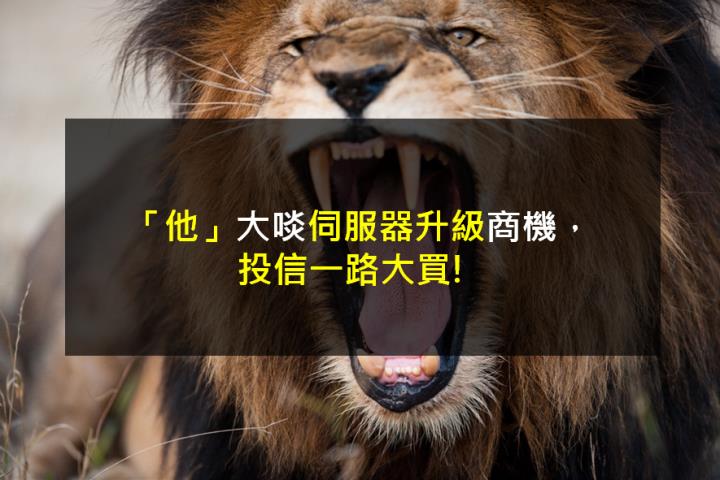 「他」大啖伺服器升級商機，投信一路大買!